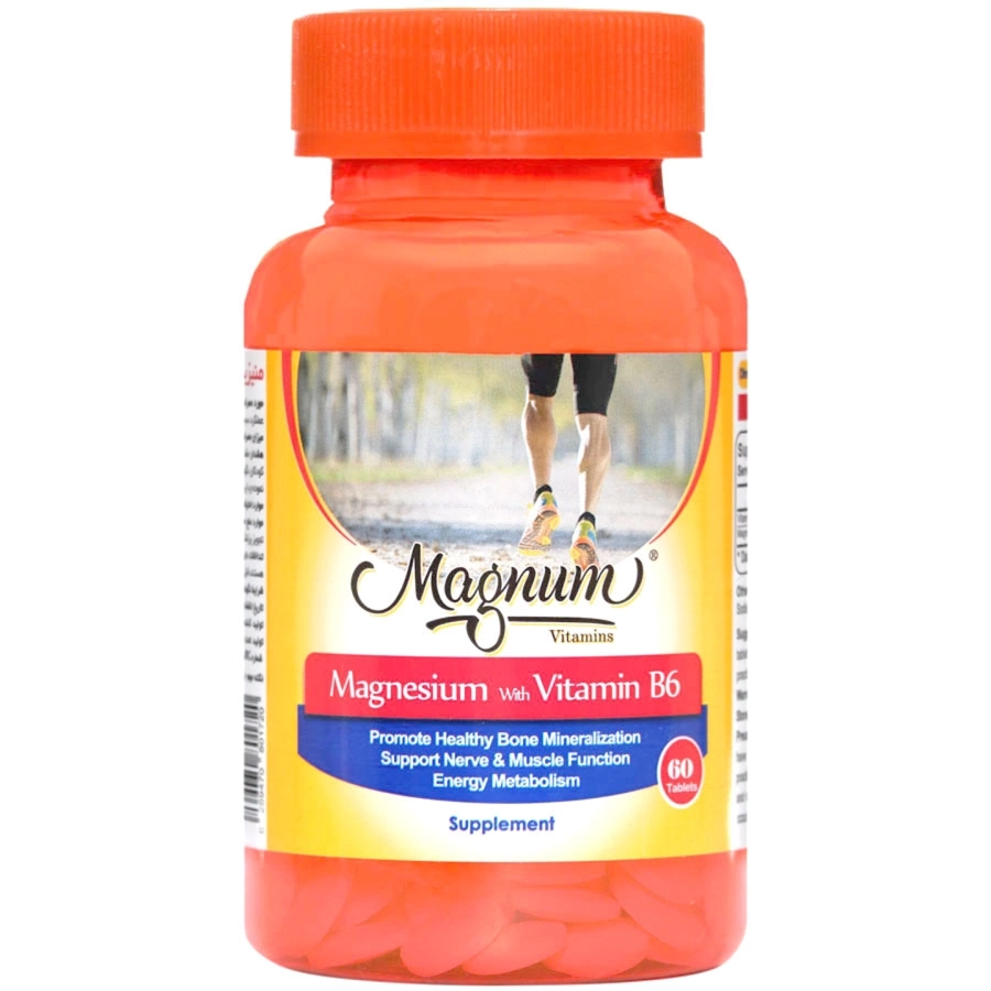 قرص‌ منیزیم و ویتامین ب6 مگنوم Magnum Magnesium